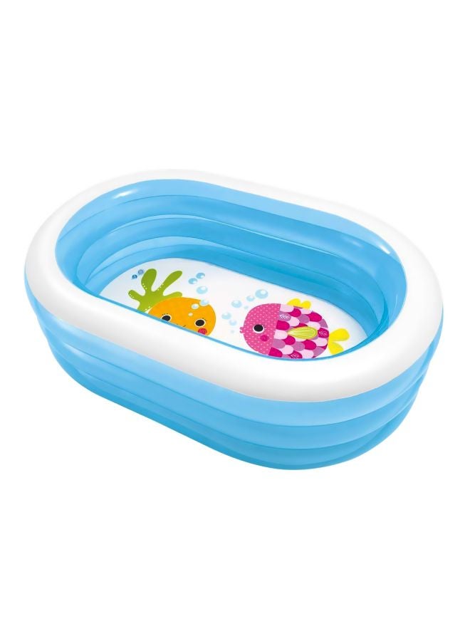 INTEX Oval Whale Fun Pool 64x42x18inch - Image 1