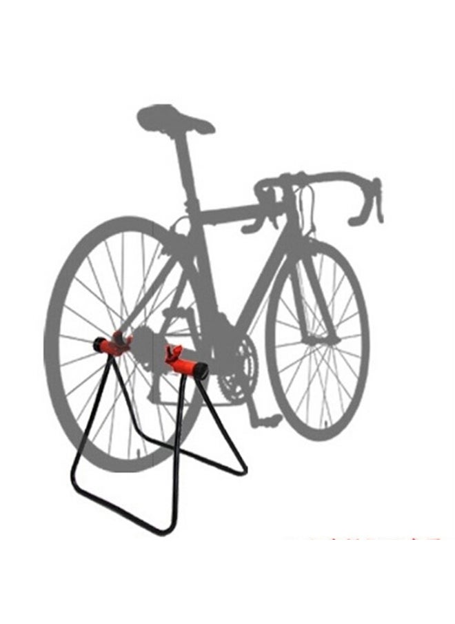 Generic Portable Triangle Display Repair Floor Stand Bicycle Kickstand Bike Accessories 41.65x34.75x3.45cm  - Image 2