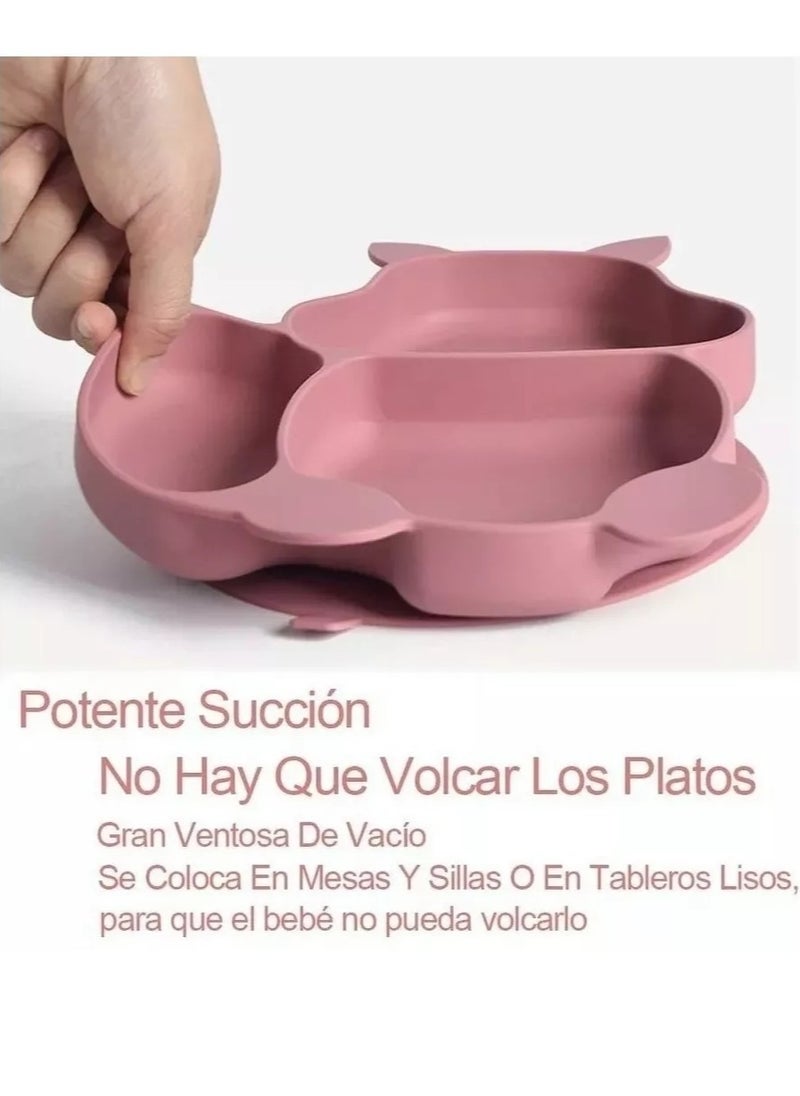 Non-Slip Silicone Feeding Set for Babies