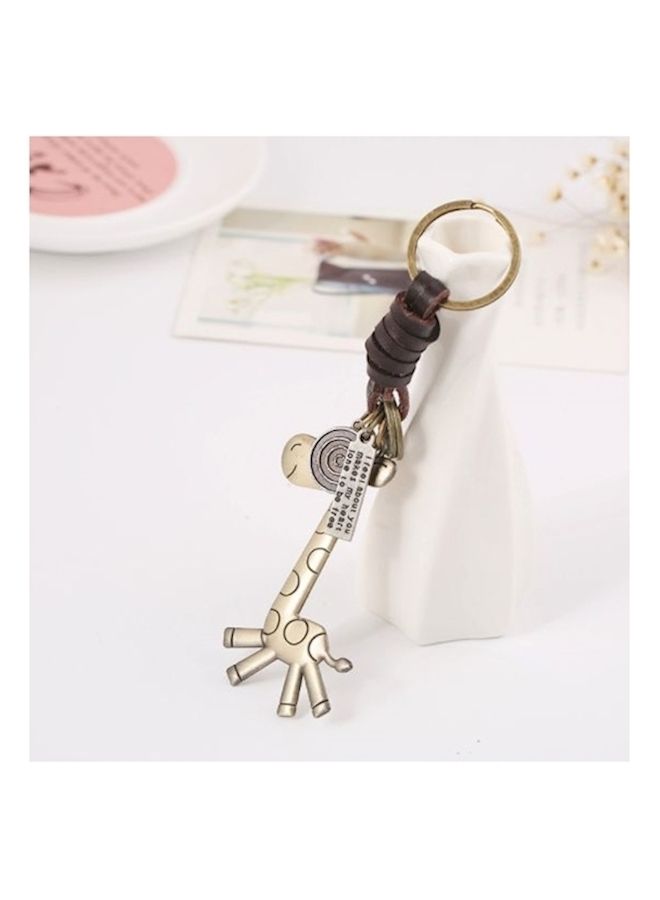 NIBEMINENT Punk Retro Style Weave Leather Key Chain - Image 2