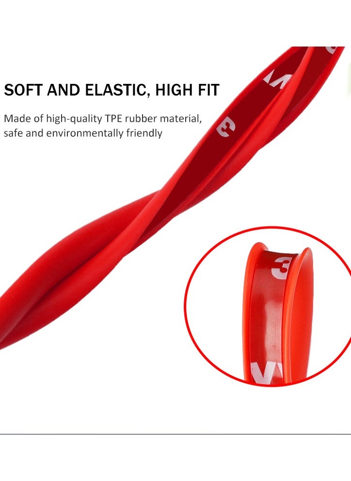Car Wheel Rim Protector for Motorcycles Scooters Car Tire Edge Decoration Tape Car Tire Edge Protector Scratch Protector Bumper Protector for All Models and Sizes (Blue)