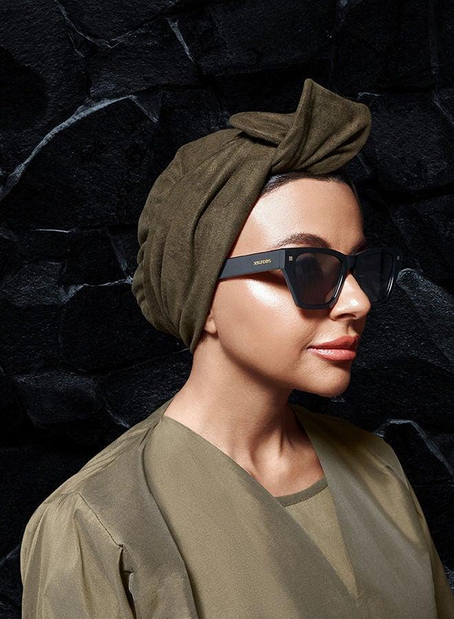 30 سندايز نظارات شمسية نسائية رودس عين القطة حماية من الأشعة فوق البنفسجية  أسود رمادي - Image 2