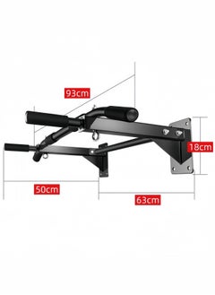 nihao The latest Wall Punching Single and Double Poles Wall Mounted Pull Up Bar, Thicken Steel Max Load 300 lbs，Punch Bag and TRX Training Hook for Home Gym Upper Body Workout Chin up Bar for Garage  - Image 2