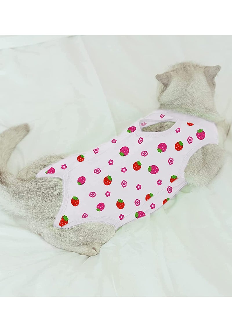 بدلة تعافي القطط للعناية بالجروح بعد الجراحة وحالات الجلد بديل جيد التهوية لطوق E للقطط والكلاب موصى به من قبل الأطباء البيطريين - Image 5