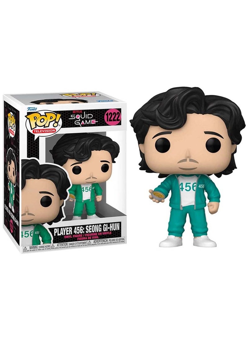 Funko - Funko Pop Tv: Squid Game Player 456 Seong Gi Hun, Action Figure, Multicolor - Image 1