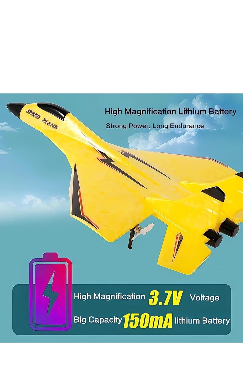 Remote Control Wireless Airplane Toy with Lights, Su-35 Rc Glider 2 Channel 2.4 GHZ Remote Control Planes, Outdoor Foam Rc Aircraft for Hobby Rc Airplanes,Included 1 Battery - Image 2