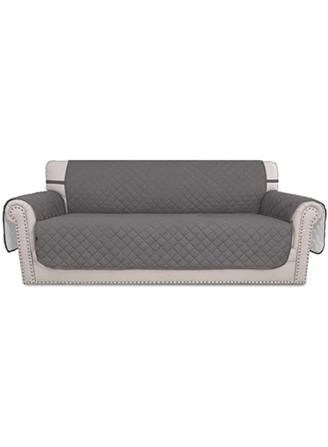 The Bros Sofa Slipcover Reversible Sofa Cover Water Resistant Couch Cover Washable Couch Cover with Elastic Straps Durable Furniture Stain Protector Furniture Protector for Kids Pets Children Dog Cat（L) - Image 1