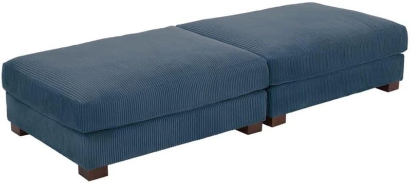 Comfynest Corduroy Modular Ottoman Set - Image 5