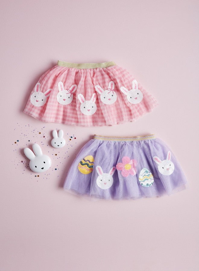 mud pie Easter Sequin Tutu, Purple, 12-2T - Image 4