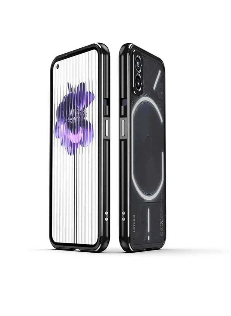 Generic - Case for Nothing Phone 2a, Aluminum Metal bumper Frame Slim Cover phone case, Shock Absorption Anti-Scratch Full Around Protection Cover for Nothing Phone 2a - Image 1