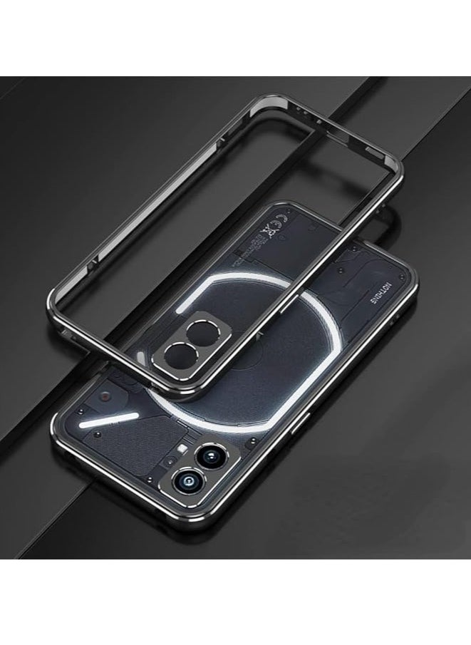 Generic - Case for Nothing Phone 2a, Aluminum Metal bumper Frame Slim Cover phone case, Shock Absorption Anti-Scratch Full Around Protection Cover for Nothing Phone 2a - Image 1