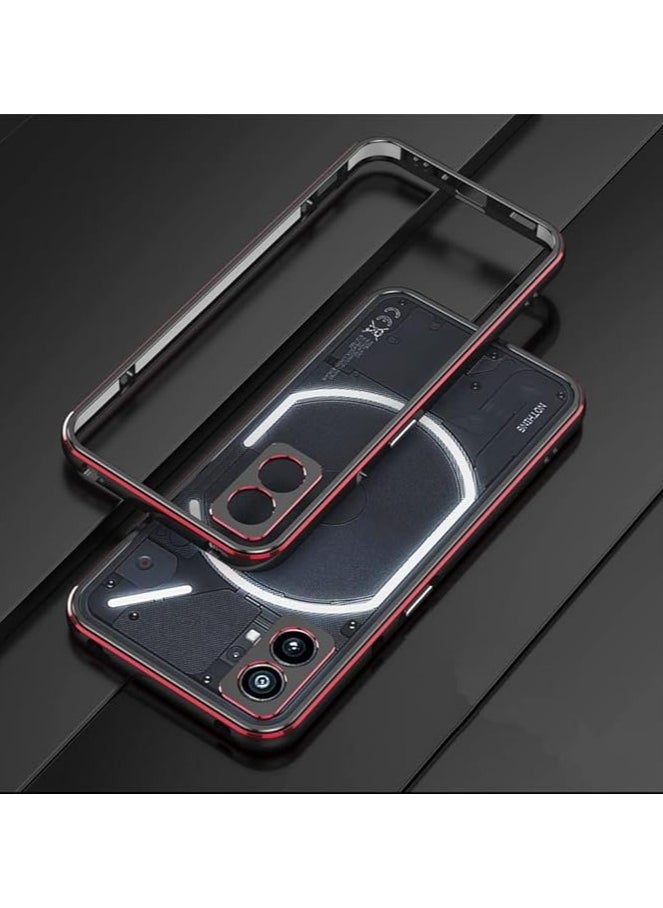 Generic - Case for Nothing Phone 2a, Aluminum Metal bumper Frame Slim Cover phone case, Shock Absorption Anti-Scratch Full Around Protection Cover for Nothing Phone 2a - Image 1