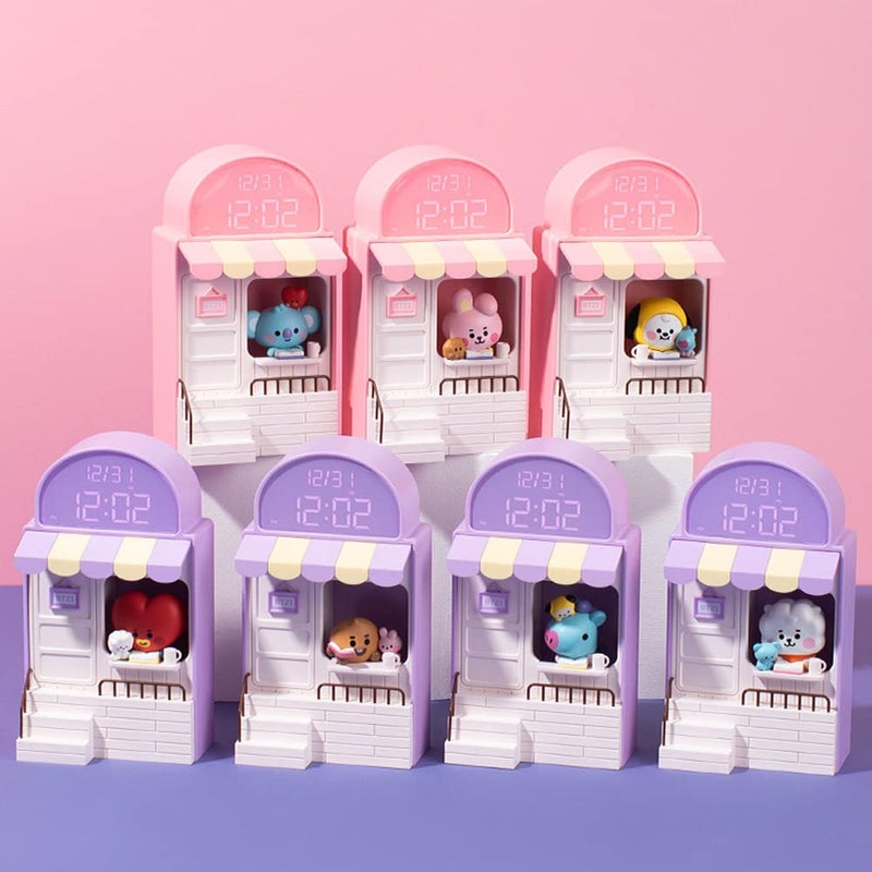 BT21 Cafe Digital Led Desk Clock (SHOOKY) - Image 2