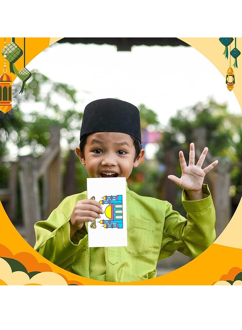 PRINTSHOP4ME Eid Mubarak Money Envelopes for Gifting kids - Eid Money Envelopes for Gifting - Eidi Mubarak Envelope for Kids - Eid Money pack -Eid al-Adha Gifting - Self-Seal Envelopes  - Image 3