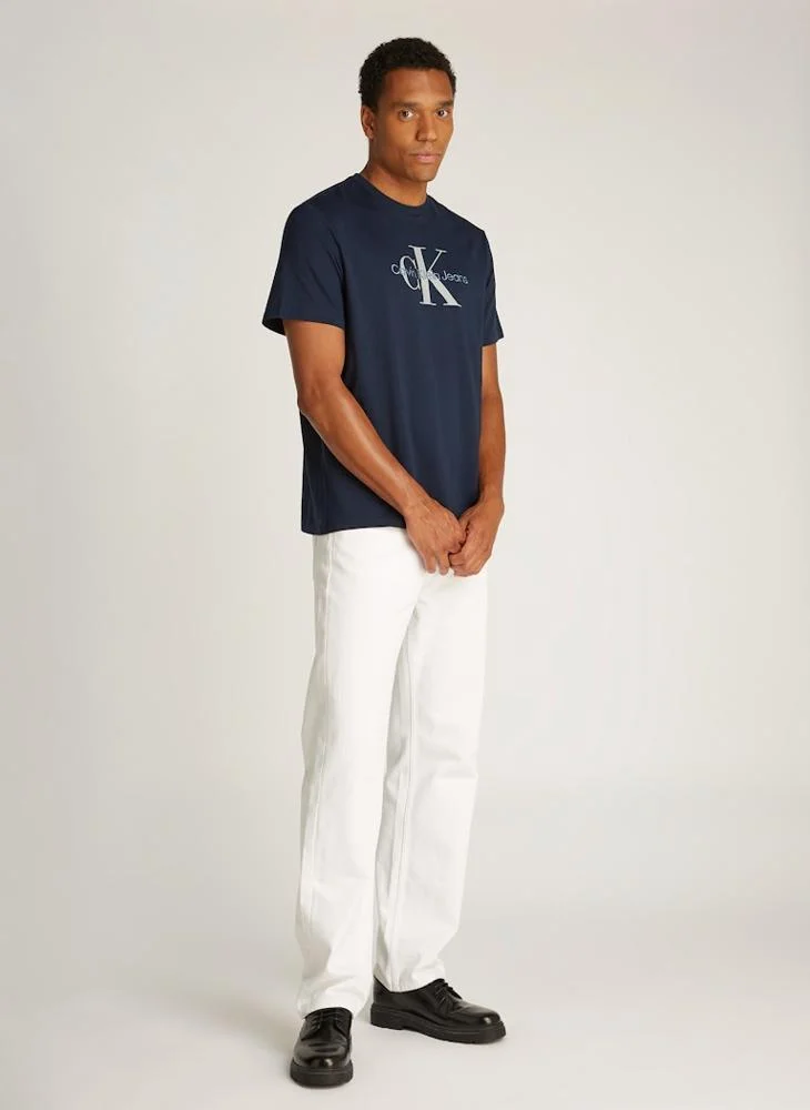كالفن كلاين جينز Logo Short Sleeve Crew Neck T-Shirt