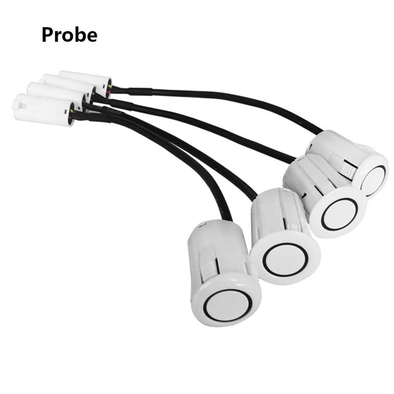 Generic Riloer Blind Spot Car Mirror Sensor System Car Blind Area Detection System Lane Change Reminding for Safe Driving w/ 4 Sensors Black  - Image 2
