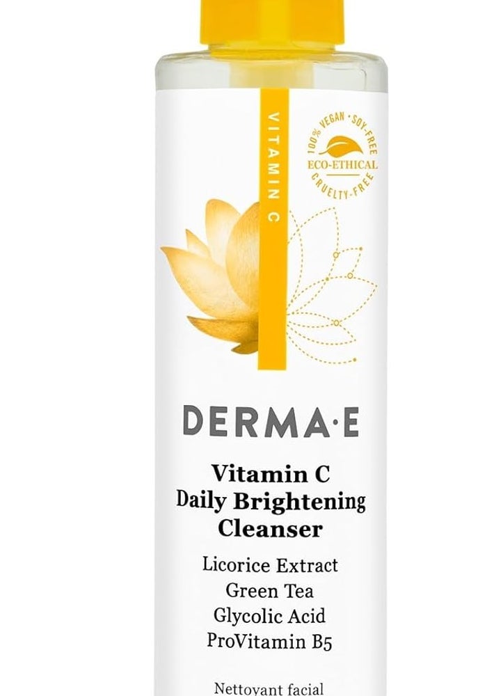 derma-e Derma E Vitamin C Daily Brightening Cleanser with Licorice Extract - 6 Fl Oz - Image 1