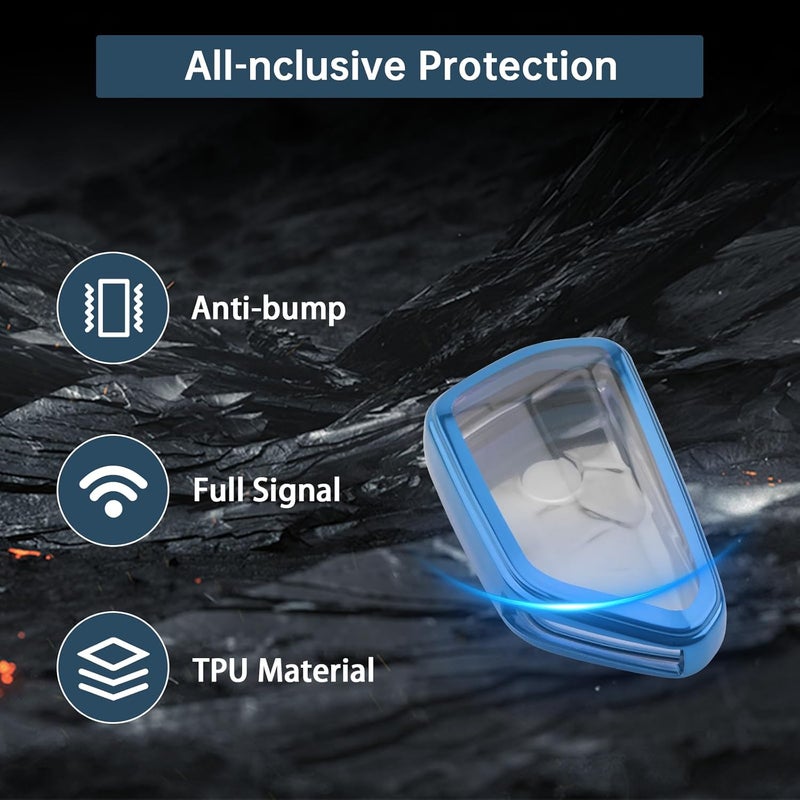 RUIYA Compatible with VW Tiguan 3 | Passat B9 2024 2025 2026 Car Key Cover, Tiguan 2025 2026 TPU Key Cover Key Cover Replacement Remote Control Case Cover Tiguan Accessories - Image 4