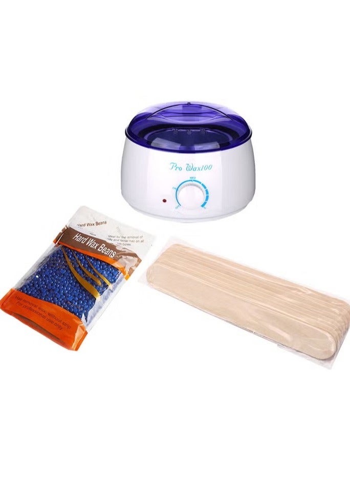 ORiTi Hair Wax Removal Machine + Assorted Wax Beans + Spatulas Multicolour - Image 1