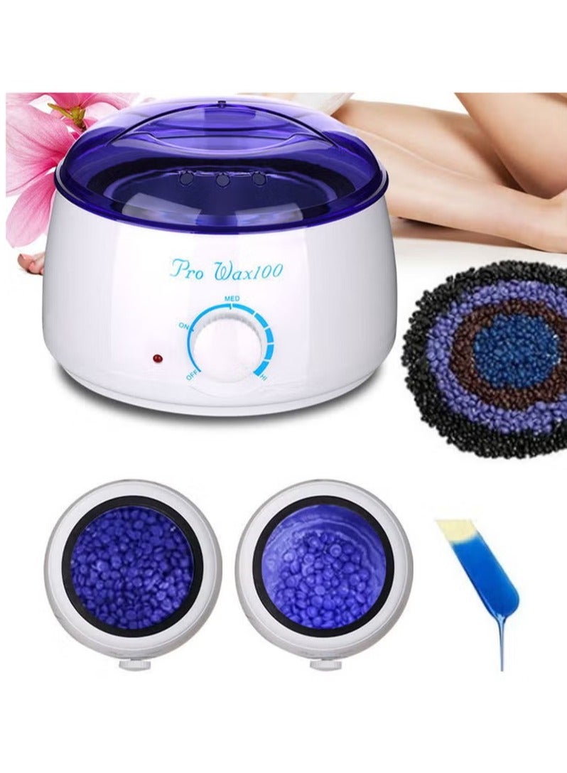 ORiTi Hair Wax Removal Machine + Assorted Wax Beans + Spatulas Multicolour - Image 5