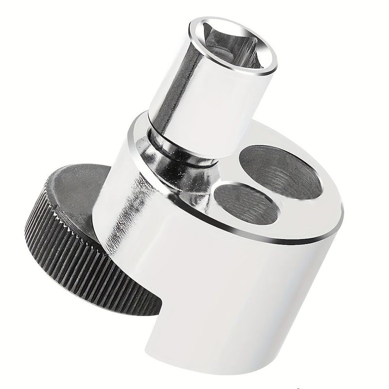 Silvery Heavy Duty Bolt Nut Extractor Tool Adjustable Ratchet 1.4 To 3.4 Inch Drive For 6mm To 19mm Studs - Image 5
