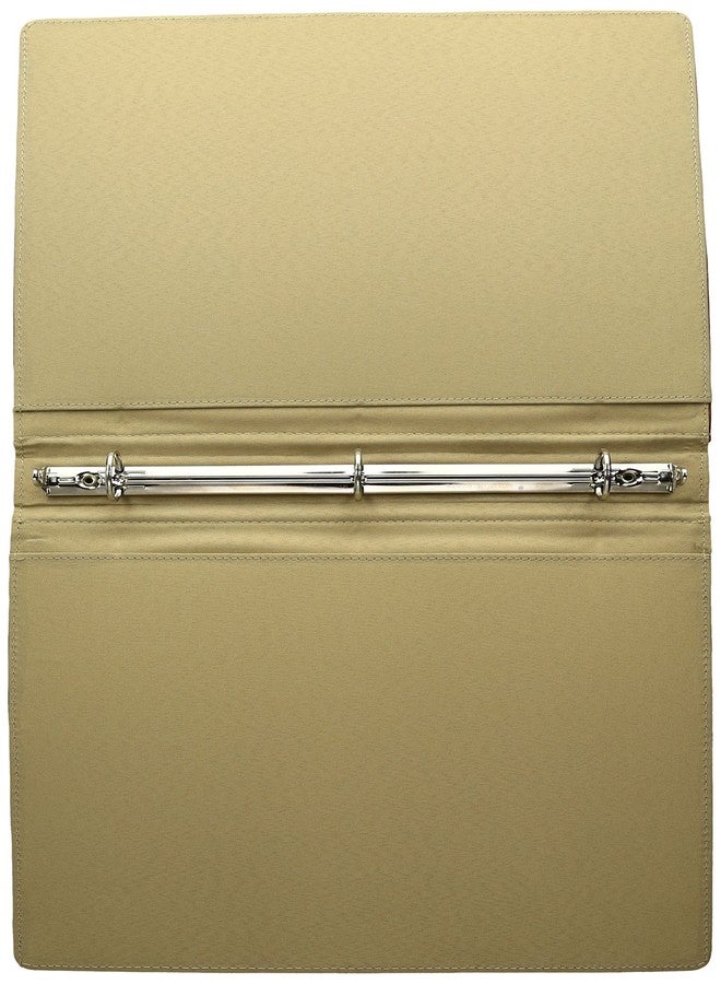 Piel Leather Three-Ring Binder Sa, Saddle, One Size - Image 2