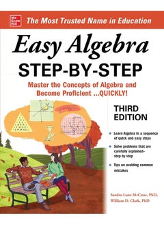 Easy Algebra Step-by-Step, Third Edition 