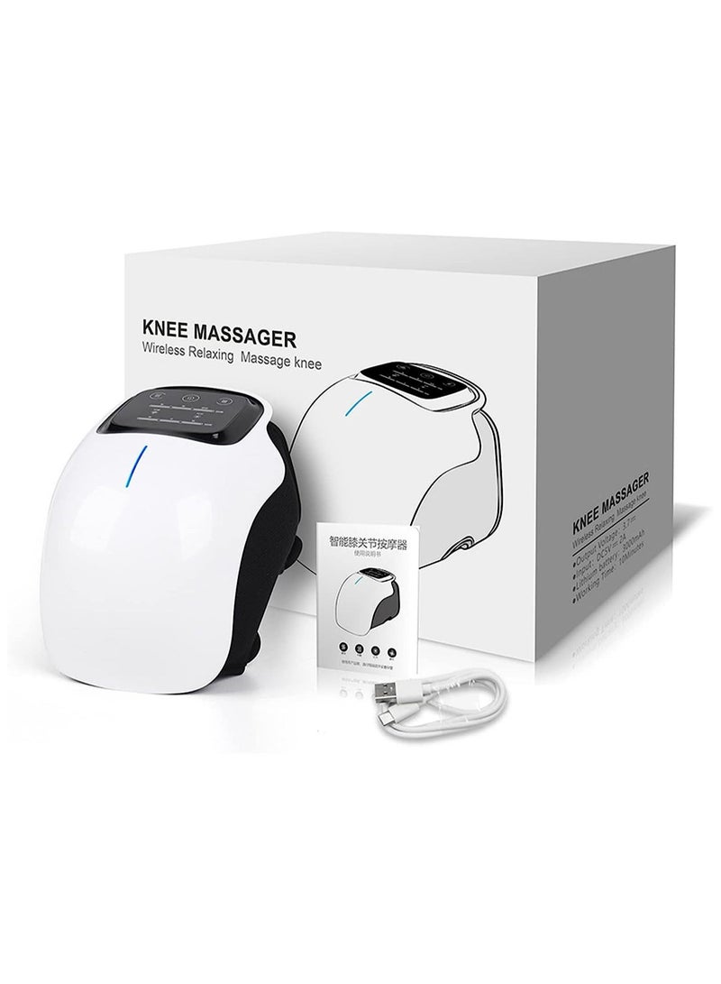 Generic Knee Massager with Heat, 3 Modes LED touch screen Knee Massager, Powerful Infrared Heat and Vibration Knee Pain Relief for Swelling Stiff Joints,  - Image 1