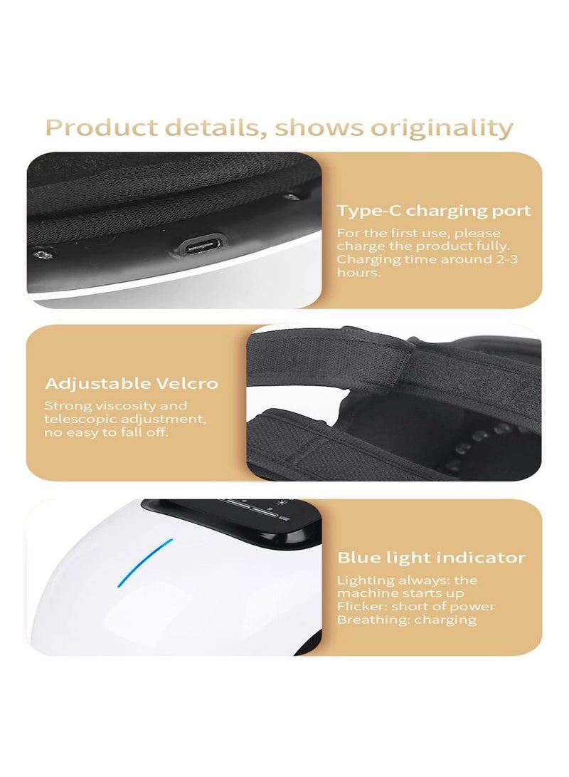 Generic Knee Massager with Heat, 3 Modes LED touch screen Knee Massager, Powerful Infrared Heat and Vibration Knee Pain Relief for Swelling Stiff Joints,  - Image 5