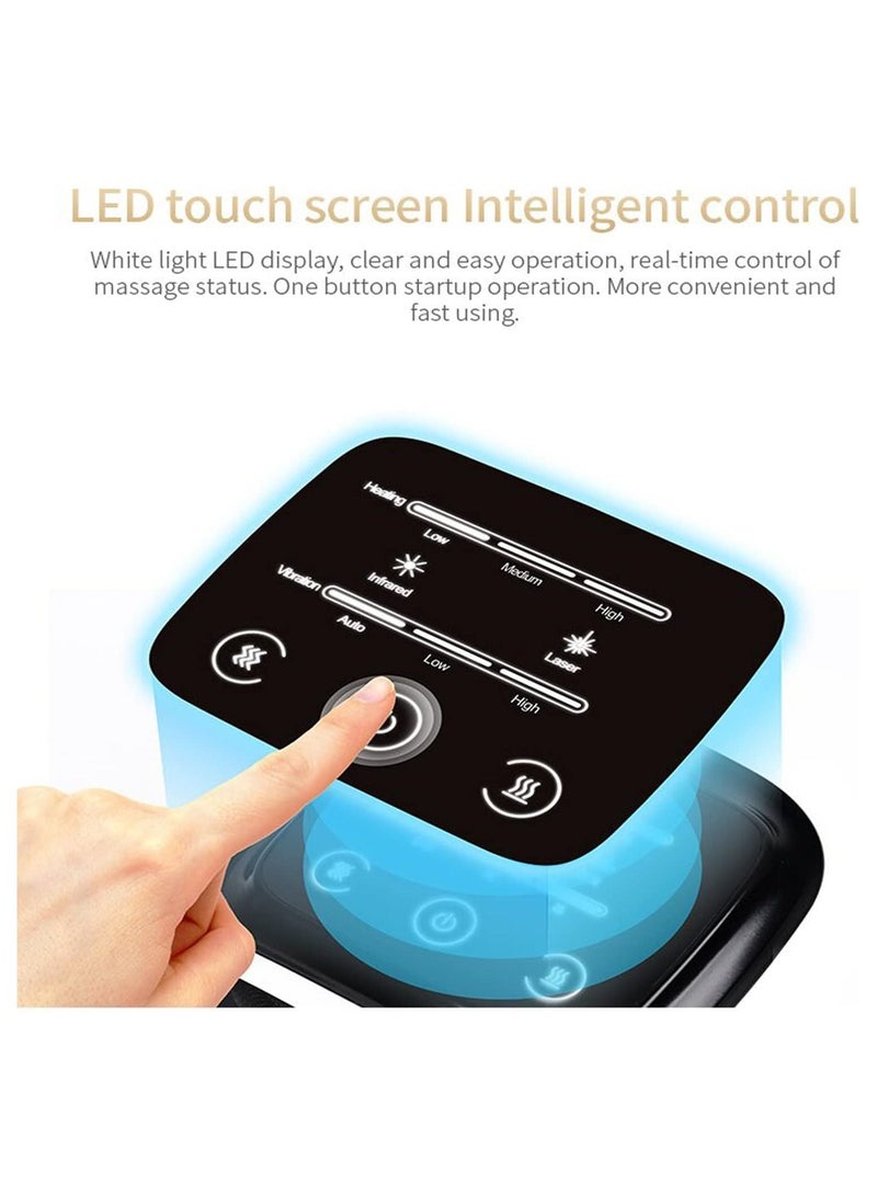 Generic Knee Massager with Heat, 3 Modes LED touch screen Knee Massager, Powerful Infrared Heat and Vibration Knee Pain Relief for Swelling Stiff Joints,  - Image 3