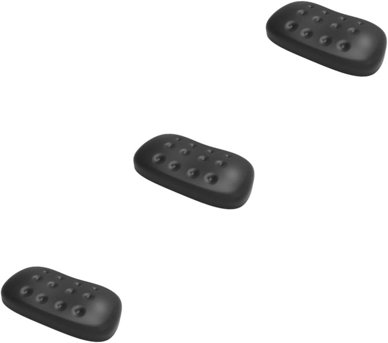 Ergonomic Black Wrist Rest Pad Padded Memory Foam Support Reduces Strain 1 Piece - Image 1