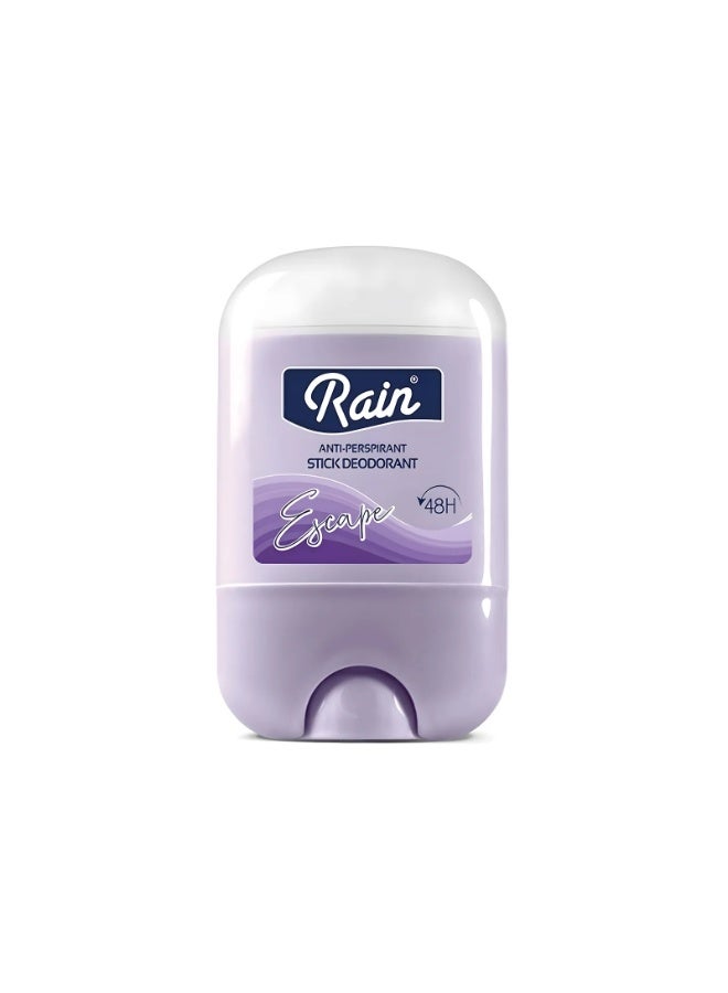 Rain Escape Stick Deodorant 48H Aluminum Free for Women 50ml