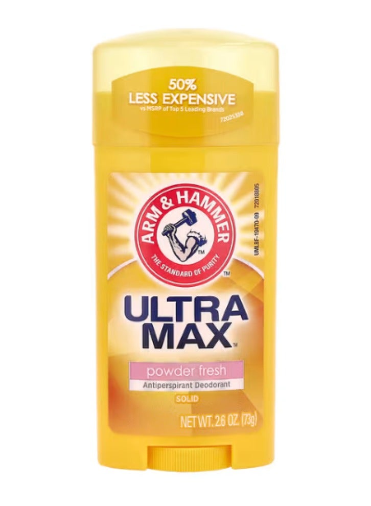 Ultra Max Powder Fresh Antiperspirant Deodorant Solid 73g
