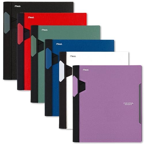 Five Star Advance Spiral Notebook + Study App, 1 Subject, College Ruled Paper, 8-1/2" x 11", 100 Sheets, Spiral Guard, Movable Tabbed Dividers, Color Selected For You, 1 Count (06322) - Image 2