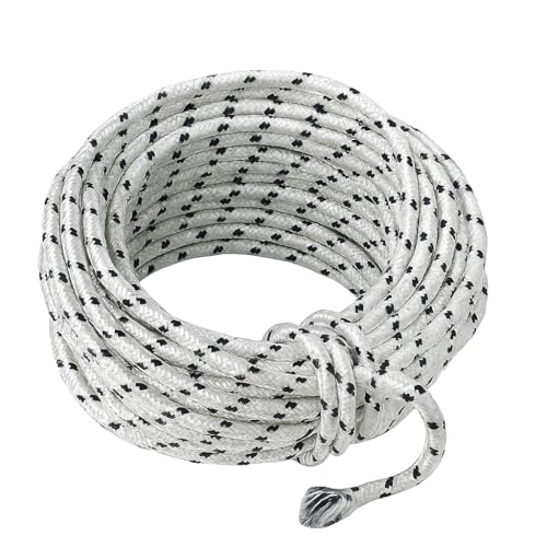 Kabi Aggro Clothesline Rope, 20 Metres Each, Pack of 1, Polyester, White and Green (1) - Image 1