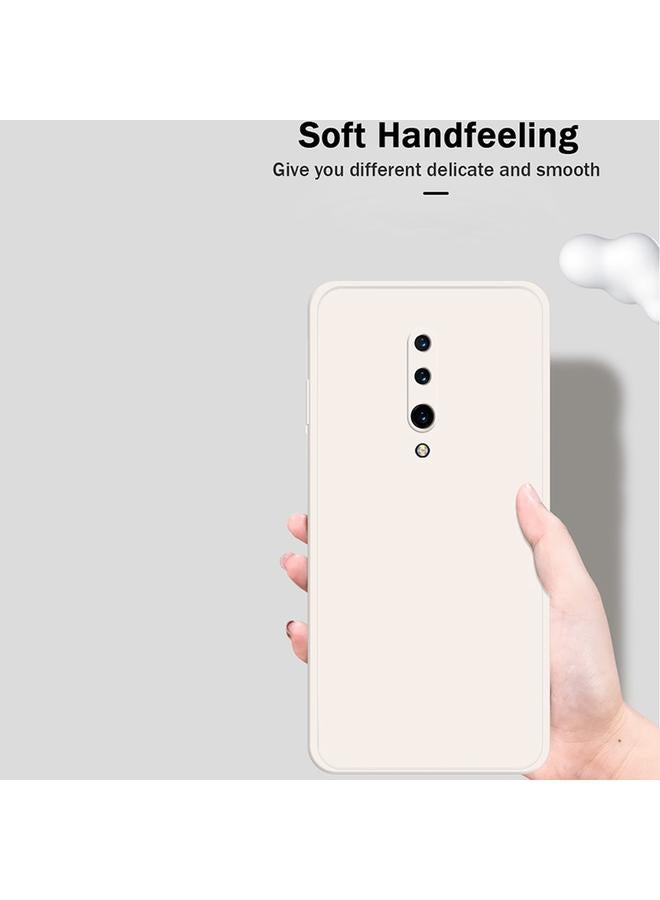 اس-توب جراب لهاتف OnePlus 7 Pro بلون سادة من السيليكون السائل المقلد مع حافة مستقيمة وغطاء حماية كامل مقاوم للسقوط - Image 3