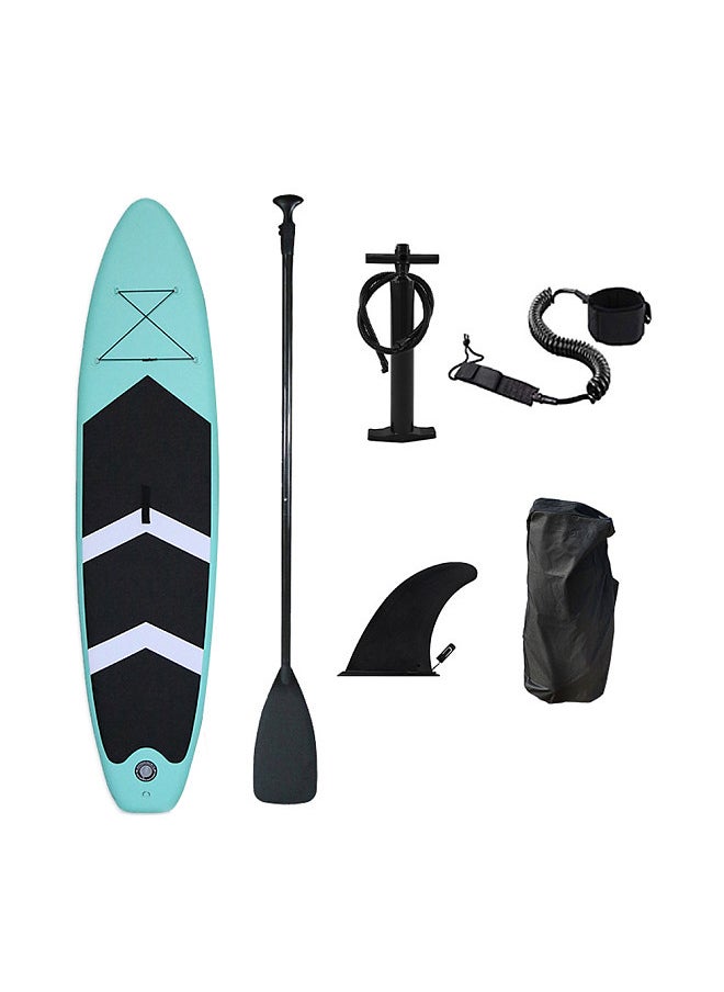 Generic Inflatable Standup Paddle Board Surfboard Water Sport Kayak Surf Set with Paddle Board Tail Fin Foot Rope Inflator and Carrying Bag  - Image 1