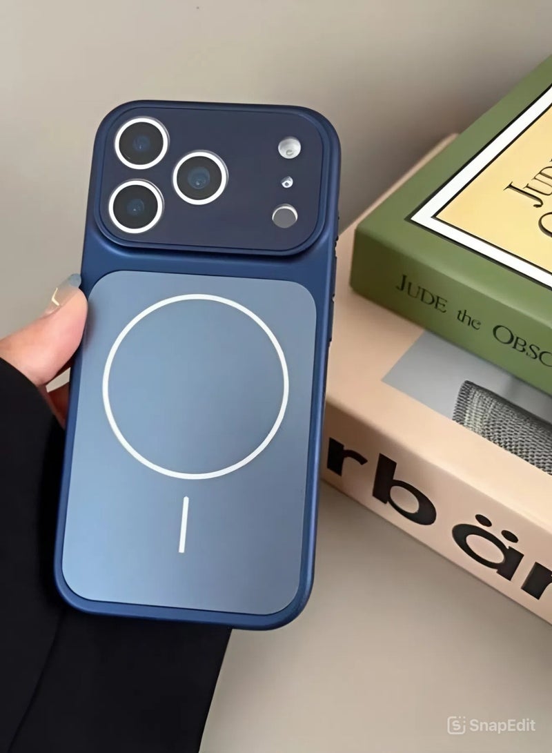 جراب لهاتف ايفون 13 برو ماكس - مع حامل Magsafe سلم نحيف للغاية، [لتغيير شكل ولون هاتفك مع حماية من الدرجة العسكرية]، بدون تقنية الاصفرار، ظهر مقاوم للخدش، غطاء مغناطيسي فائق النحافة - جراب راقي وفخم ويغير لون وشكل موبايلك بنسبة 100% - Image 4