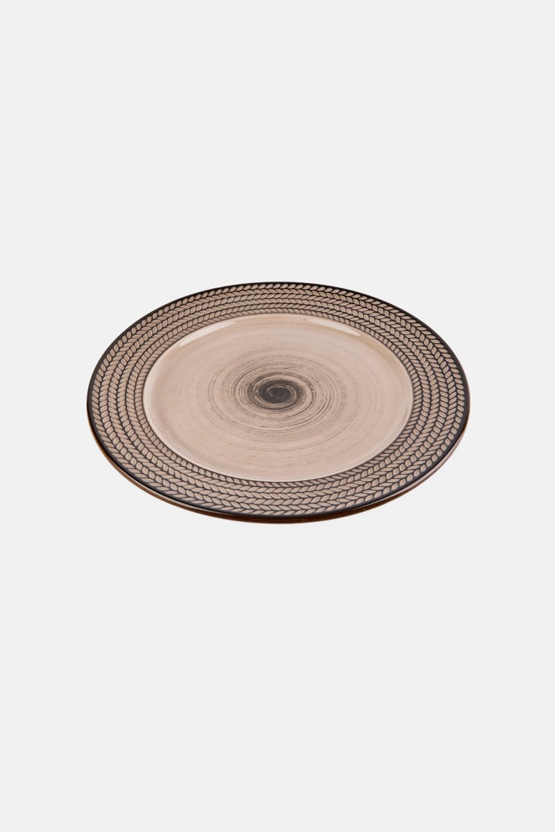 Maser Dinner Flat Plate, Grey  - Image 1