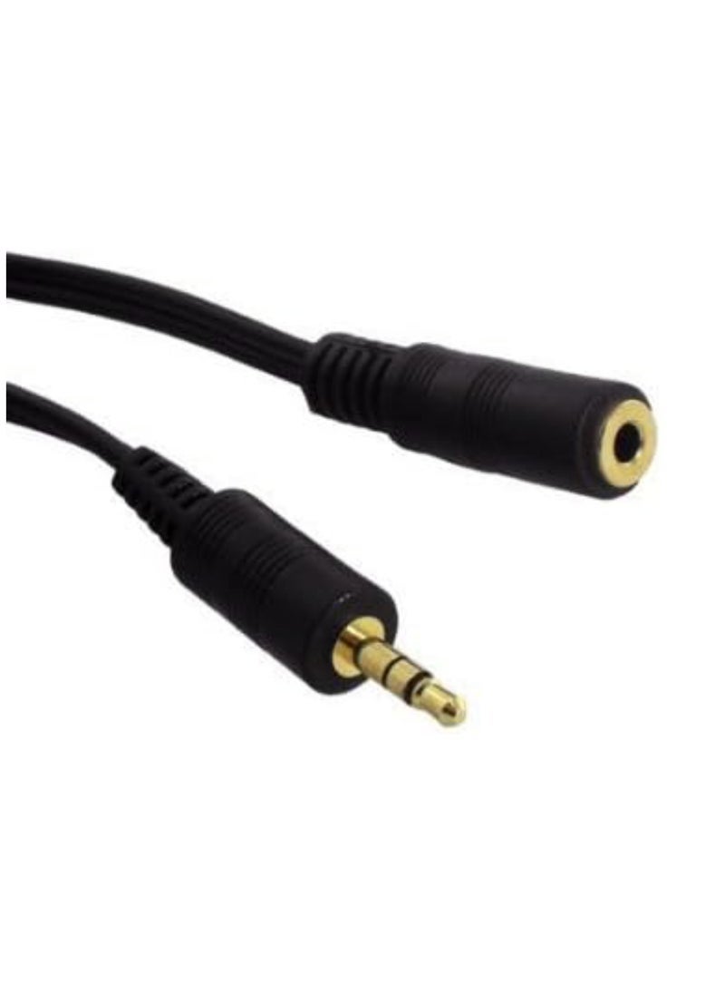 TIGER 3.5mm Aux Jack Audio Extension Cable, Male to Female, Adapter for Headphone or Smartphone Cable  - Image 2