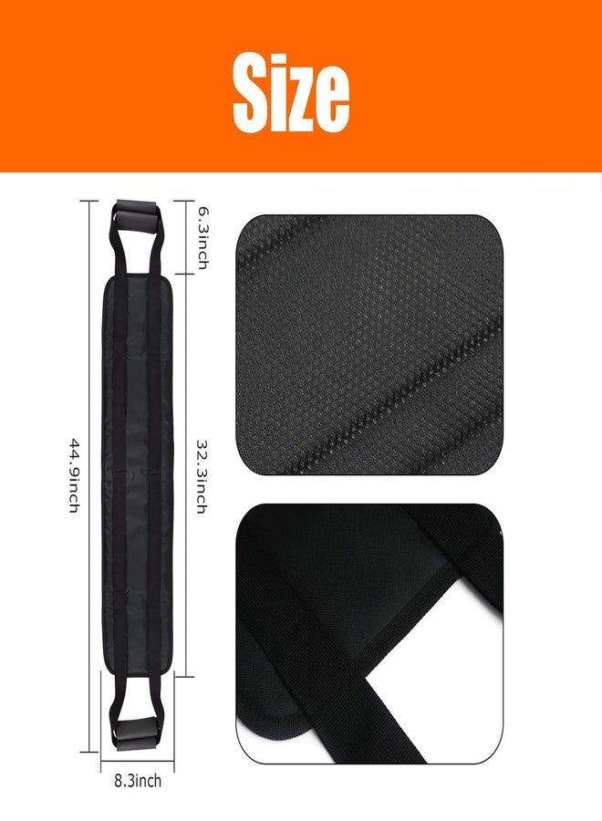 HYLCWTH 2Pcs Padded Bed Transfer Nursing Sling for Patient, 32Inch Anti Slip Handle Elderly Safety Lifting Aids Home Bed Lift Mobility Belt for Patient Care (Black) - Image 5