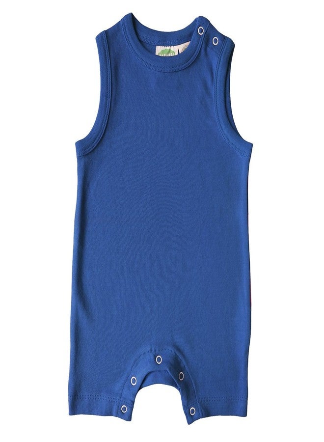 PARADE Organic Tank Rompers - Essentials True Blue 18-24 Months - Image 1