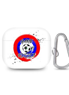 StylePods Case for Airpods 3rd Gen Case With Anti-Lost Keychain - Game on Russia