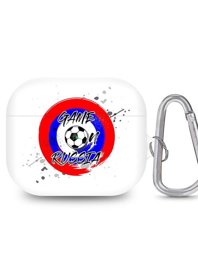Stylizedd - StylePods Case for Airpods 3rd Gen Case With Anti-Lost Keychain - Game on Russia - Image 1
