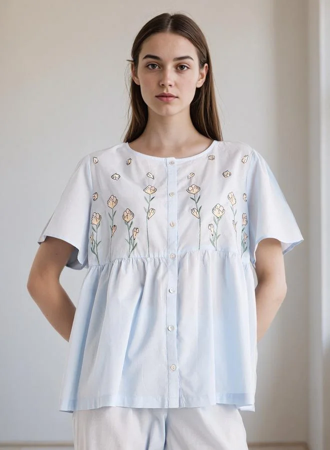 سبلاش فيڤ طقم بيجامة مطرز