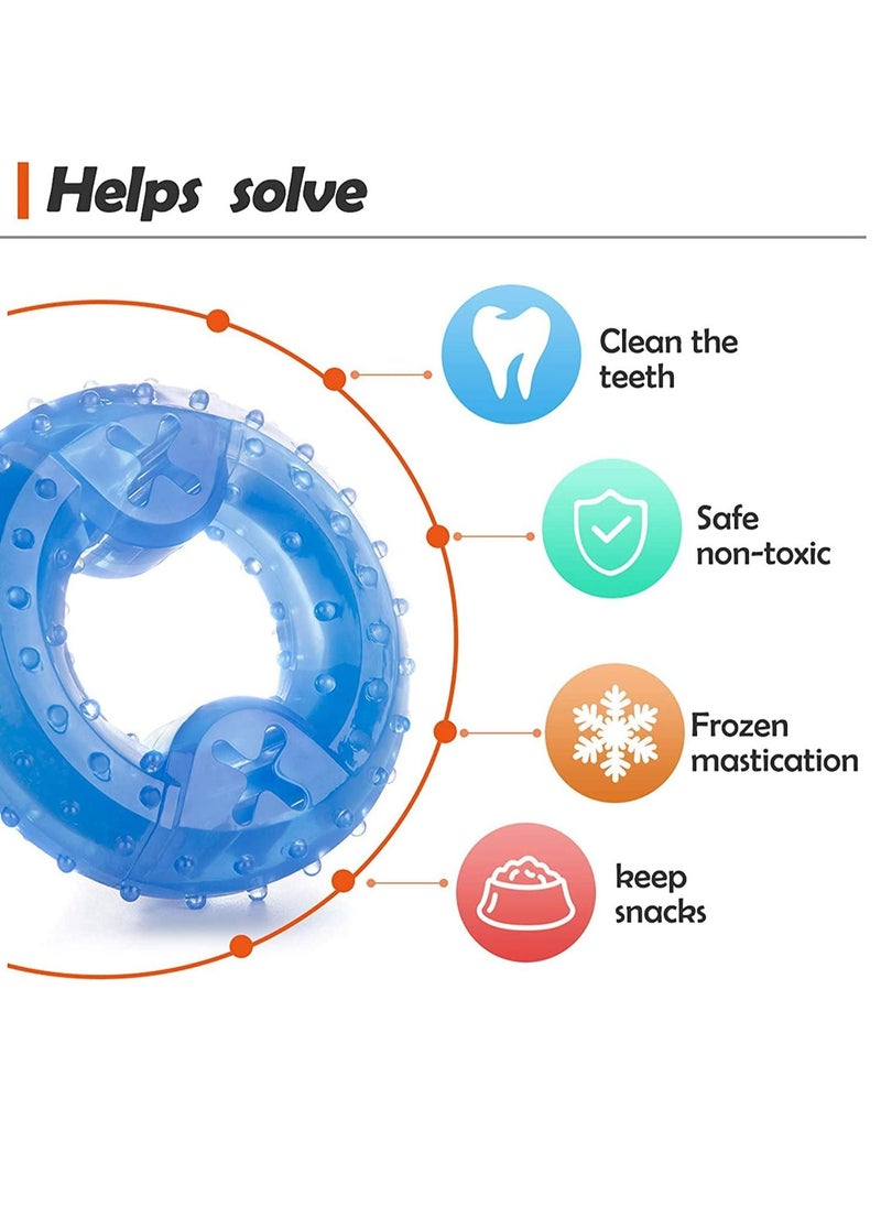 SYOSI - Pet Teether Pet Products Arctic Freeze Fetch Food Cooling, Cooling Freeze Puppy Teething Rings Arctic Durable Teething Toys for Dogs Perfect Training Tool Chew Ring Toys refined - Image 1