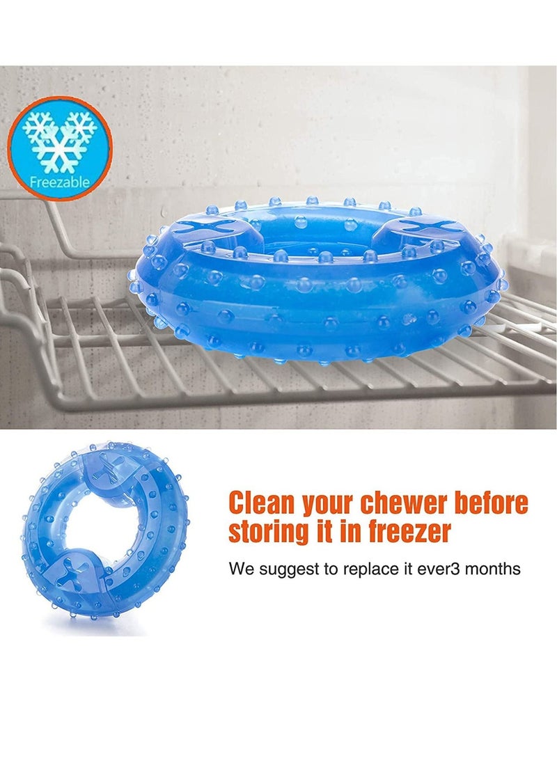 SYOSI - Pet Teether Pet Products Arctic Freeze Fetch Food Cooling, Cooling Freeze Puppy Teething Rings Arctic Durable Teething Toys for Dogs Perfect Training Tool Chew Ring Toys refined - Image 1