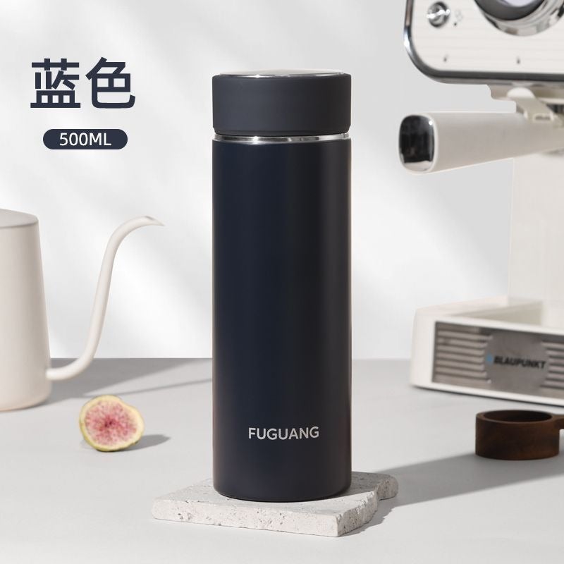 FUGUANG Men's Insulated Water Bottle with Tea Filter, 316 Stainless Steel, Large Capacity, Perfect for Dad - Image 1