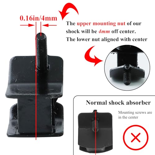 KIKITE Generator Anti Vibration Rubber Mount for 2000w 3000w 3500w 4000w 4750w Compatible with Champion Firman Predator Open-frame Generators Shock-Absorbing Feet 4 Pcs (2 left and 2 right) - Image 3
