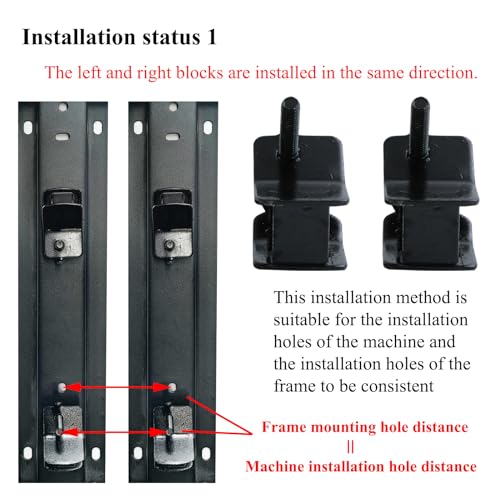 KIKITE Generator Anti Vibration Rubber Mount for 2000w 3000w 3500w 4000w 4750w Compatible with Champion Firman Predator Open-frame Generators Shock-Absorbing Feet 4 Pcs (2 left and 2 right) - Image 4